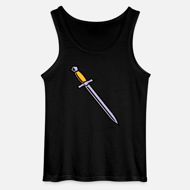 Schwert - Gildan Männer Tank Top - Schwarz