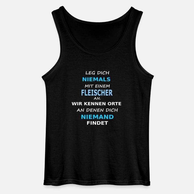 fleischer - Gildan Männer Tank Top - Schwarz