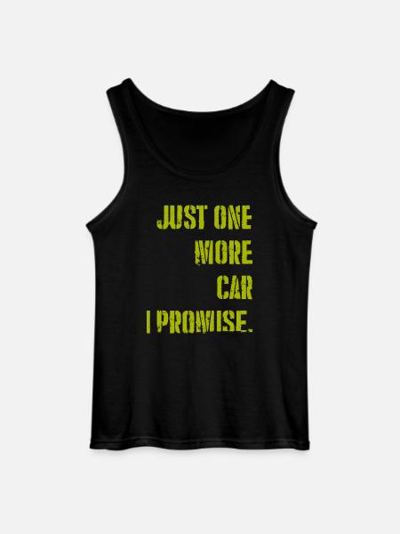 Nur noch ein CAR, versprochen - Gildan Männer Tank Top - Schwarz