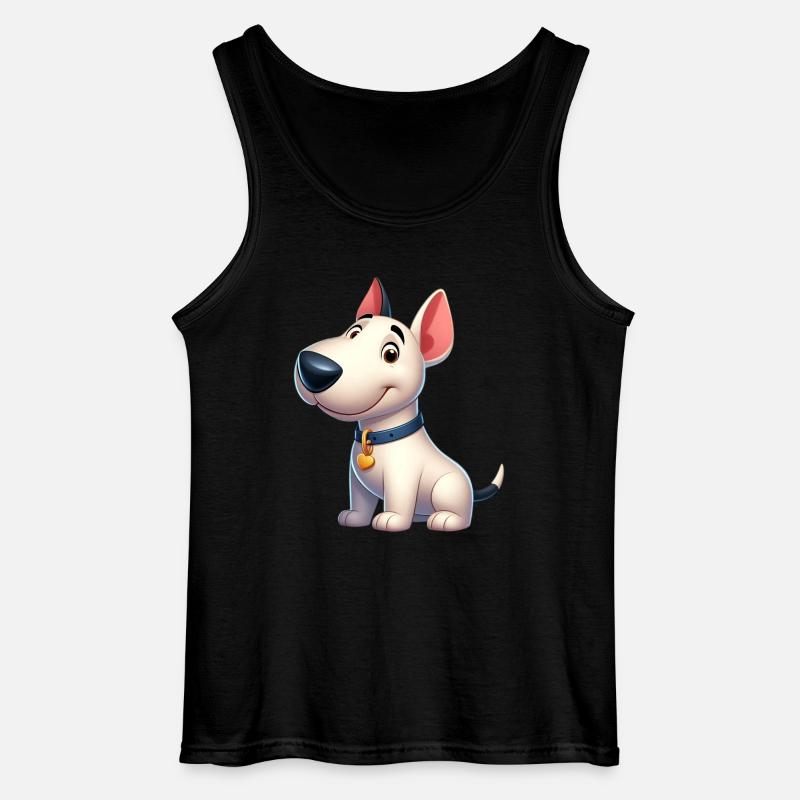 Bullterrier 5 - Gildan Männer Tank Top - Schwarz