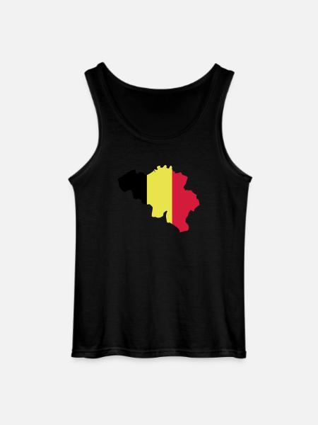 Belgien - Gildan Männer Tank Top - Schwarz