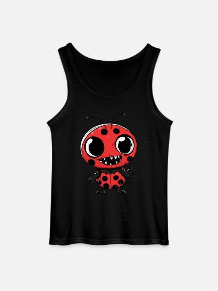 Ladybug Halloween Funny Zombie - Gildan Men’s Tank Top - black