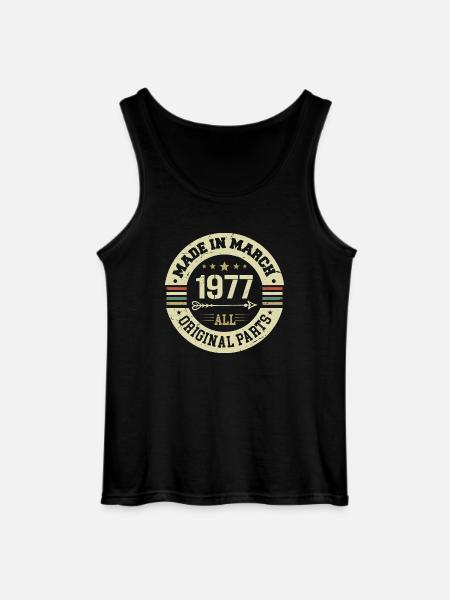 Legendary since March 1977 - Gildan Men’s Tank Top - black