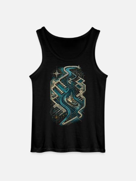 Schleppschiffe Schlepper - Gildan Männer Tank Top - Schwarz
