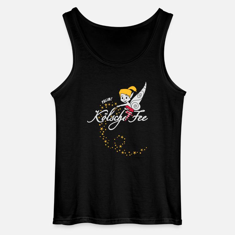 Kölsche Fee - Gildan Männer Tank Top - Schwarz