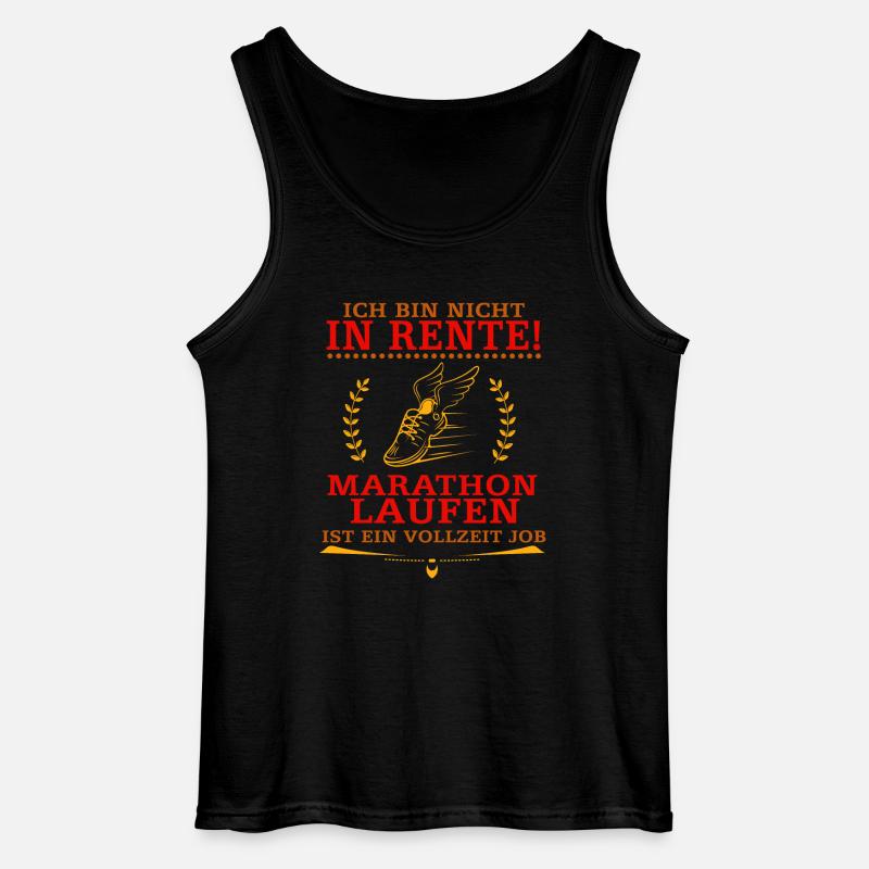 Marathon - Gildan Männer Tank Top - Schwarz