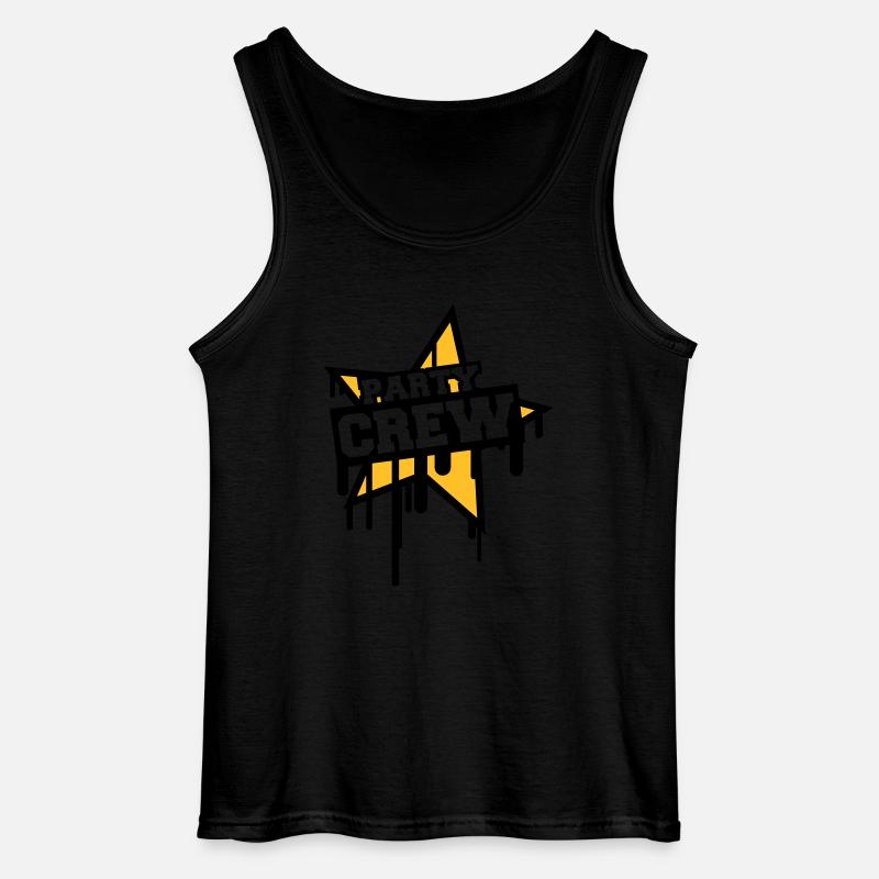 Party Crew - Gildan Männer Tank Top - Schwarz