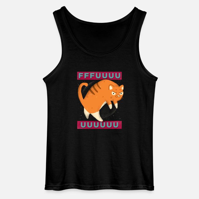 FFFUUUUUUUUUU Gift - Gildan Men’s Tank Top - black