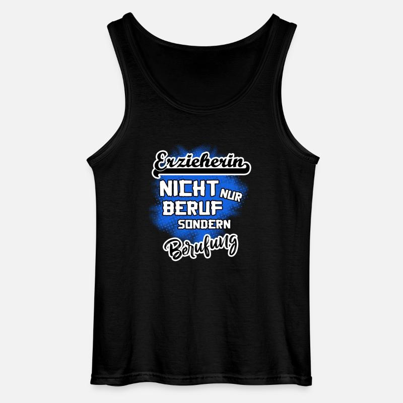 Erzieherin - eine Berufung - Gildan Männer Tank Top - Schwarz