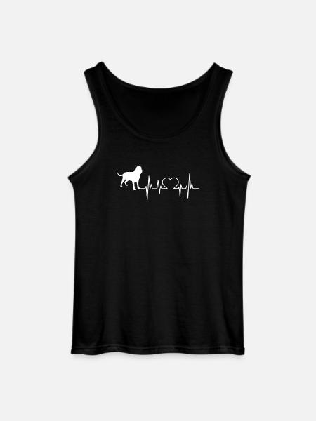 Bluthund Geschenk Shirt - Gildan Männer Tank Top - Schwarz