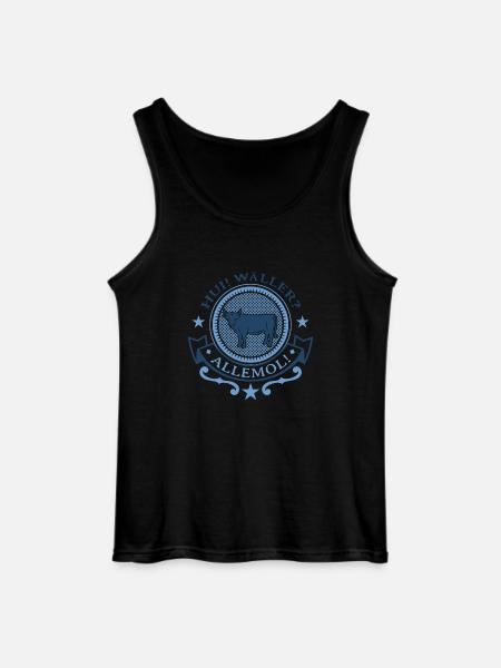 Heimat bedeutet Westerwald GESCHENK - Gildan Männer Tank Top - Schwarz