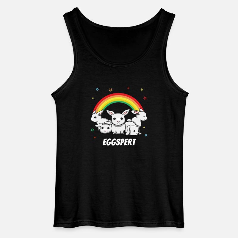 Eggspert God påske gave God påske - Gildan tanktop til mænd - sort