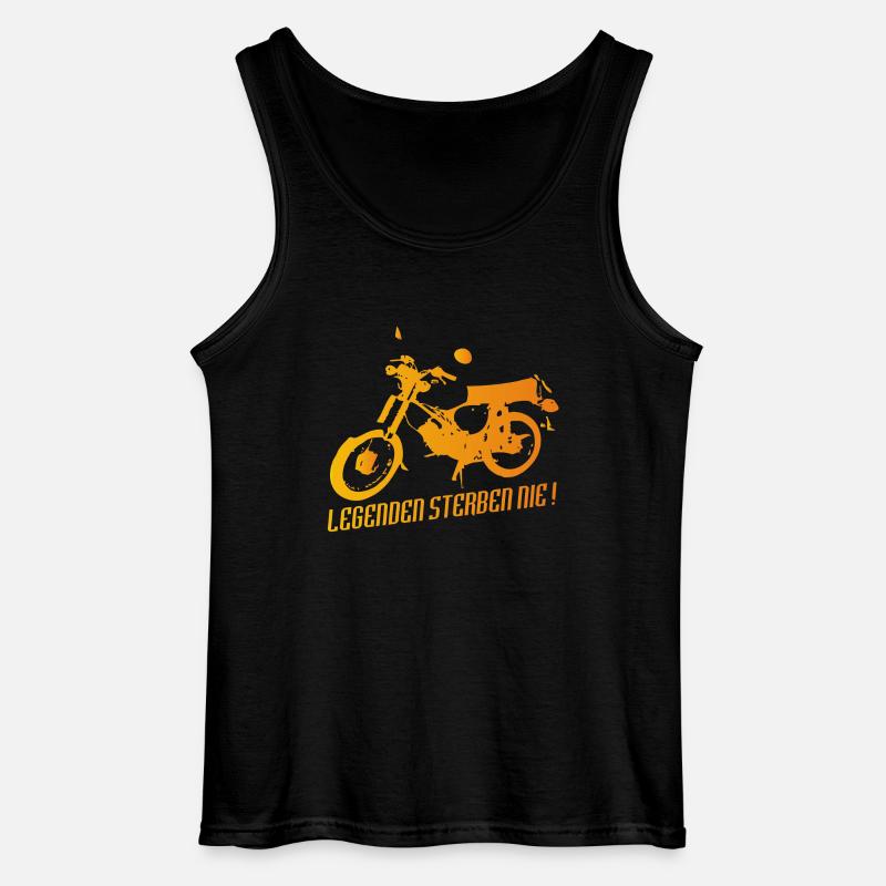 Simson S51 Enduro Legende - Gildan Männer Tank Top - Schwarz