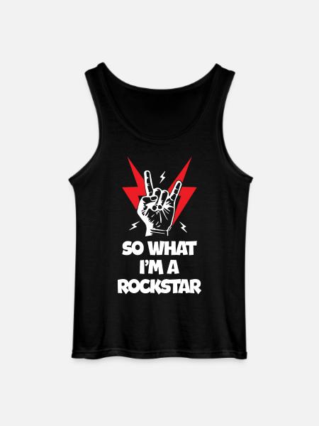 So What I Am Rockstars - Gildan Men’s Tank Top - black
