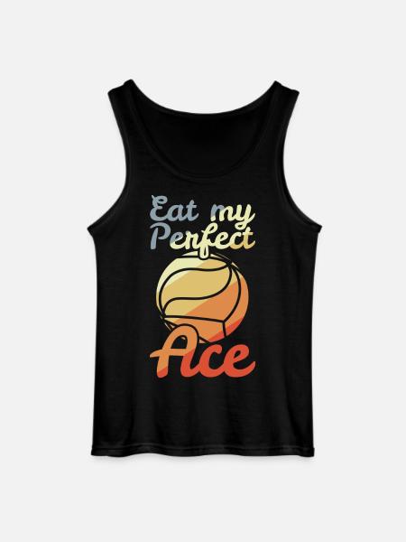 Volleyball Witz - Gildan Männer Tank Top - Schwarz