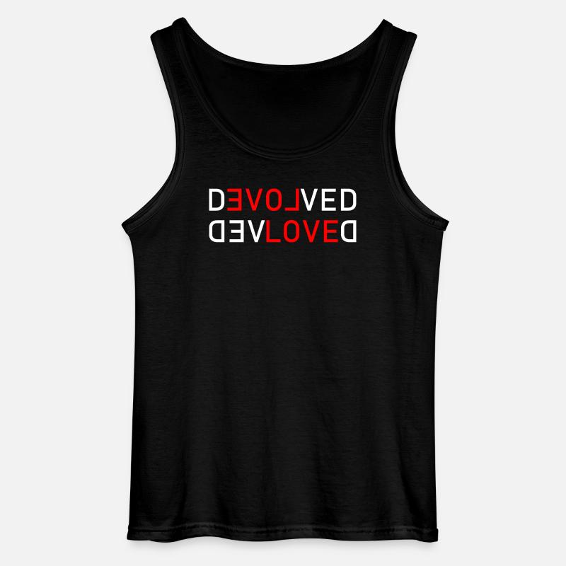 Love Devolved - Gildan Männer Tank Top - Schwarz