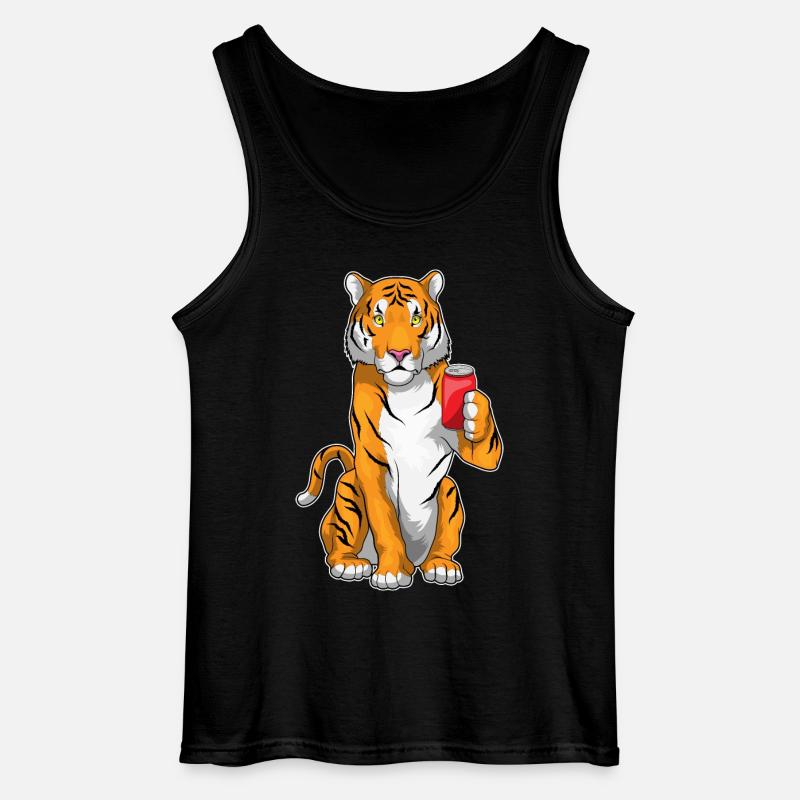 Tiger Limonade - Gildan Männer Tank Top - Schwarz
