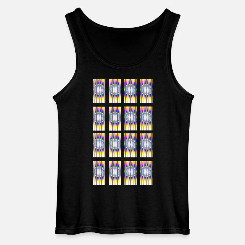 Hypnotisches Design Typ-1 - Gildan Männer Tank Top - Schwarz