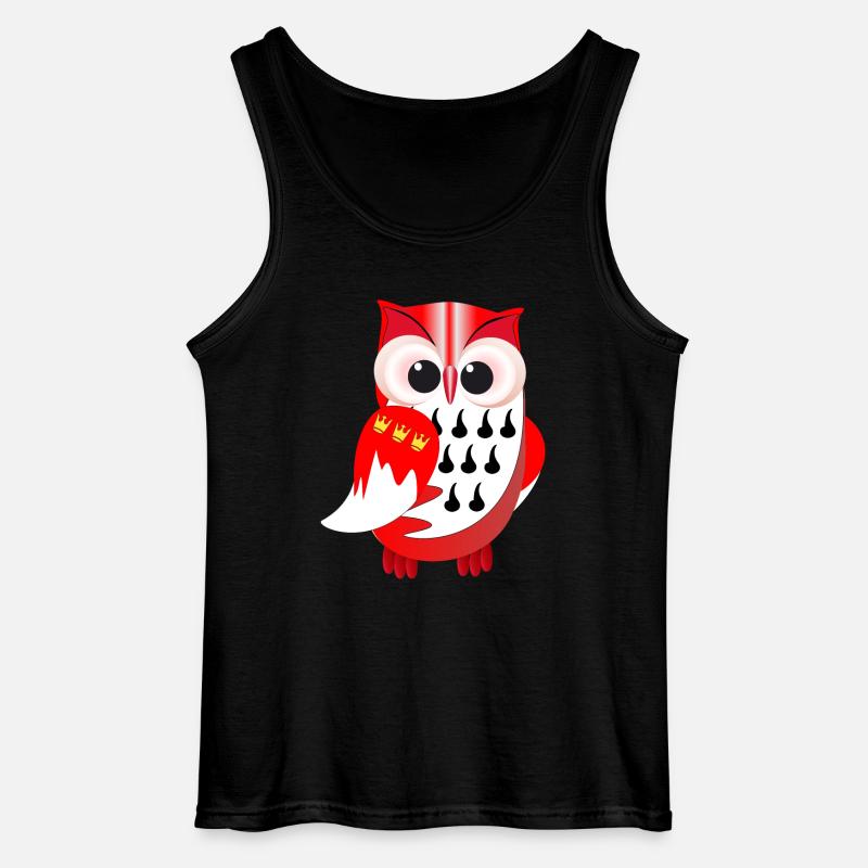 Eule auf Kölsch - Gildan Männer Tank Top - Schwarz