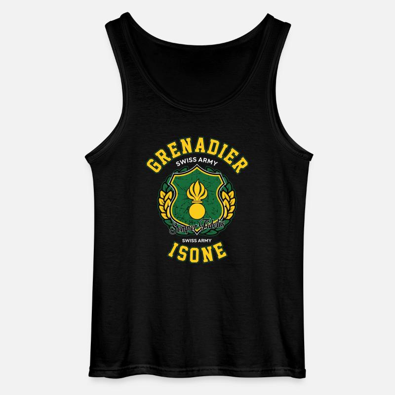Grenadier - Gildan Männer Tank Top - Schwarz