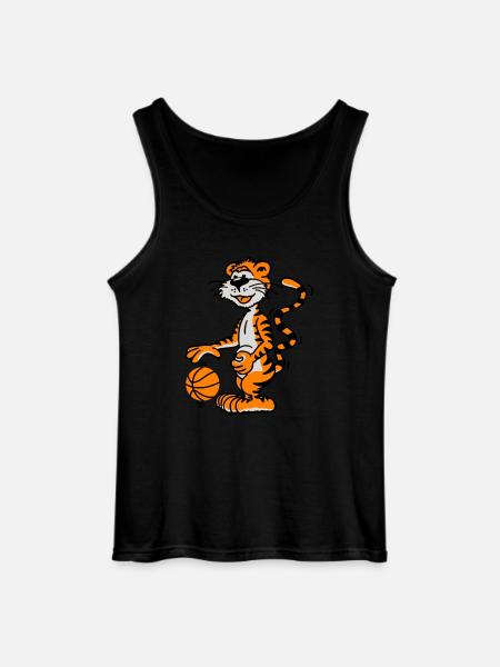 Basketballtiger - Gildan Männer Tank Top - Schwarz