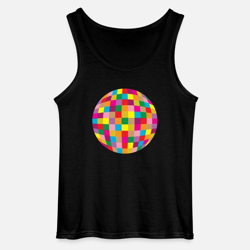 Disco ball - Gildan Männer Tank Top - Schwarz