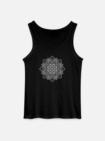 mandala - Gildan Men’s Tank Top - black