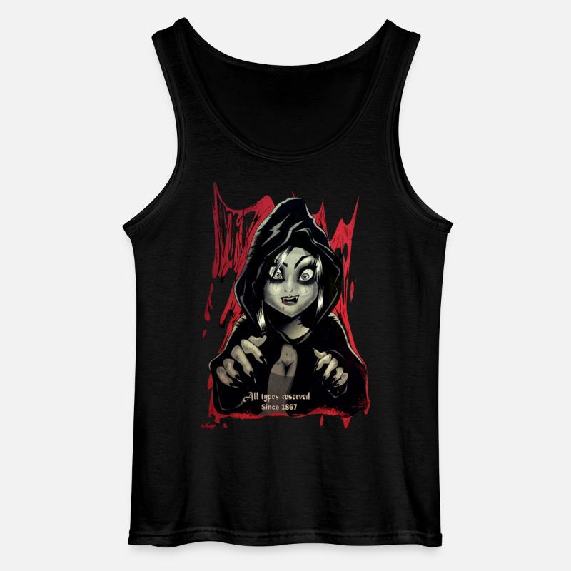 2 Vampire - Gildan Männer Tank Top - Schwarz