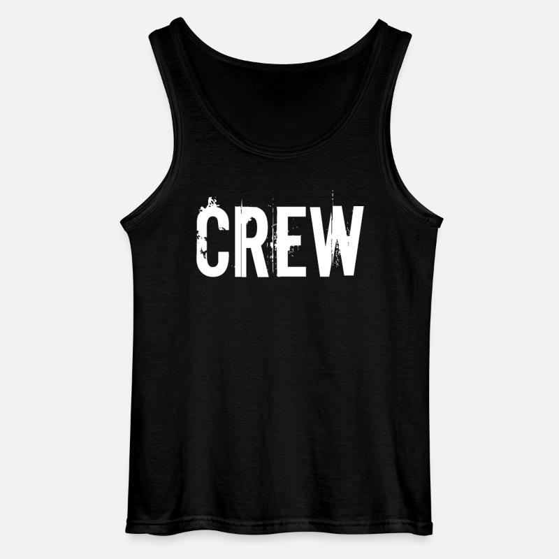 Crew - Gildan Männer Tank Top - Schwarz