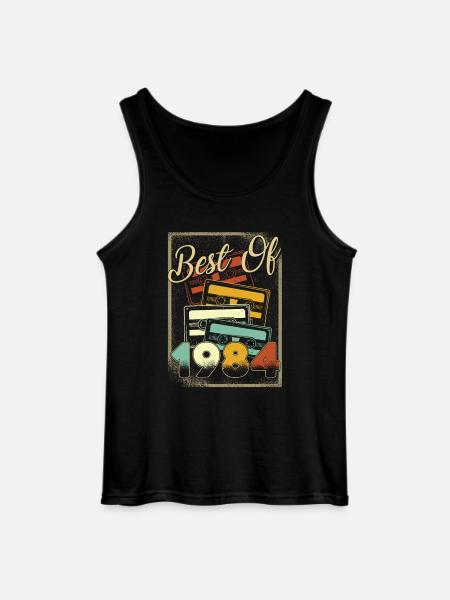 BEST OF 1984 - Gildan Männer Tank Top - Schwarz