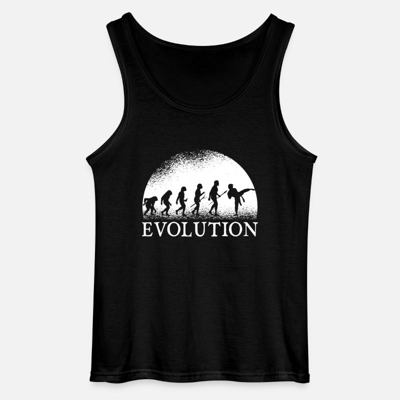 Karate Evolution - Gildan Männer Tank Top - Schwarz