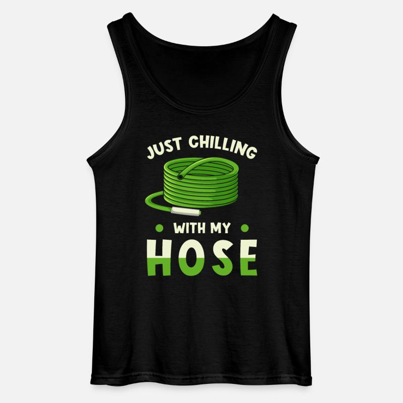 Garten Gärtner Spruch lustig - Gildan Männer Tank Top - Schwarz