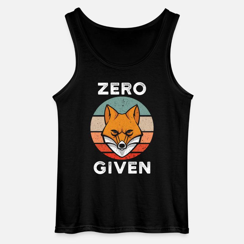 Zero Fox Given - Débardeur Gildan Homme - noir