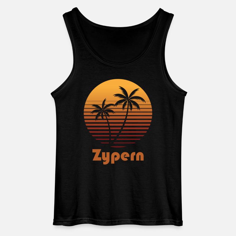 Zypern - Gildan Männer Tank Top - Schwarz