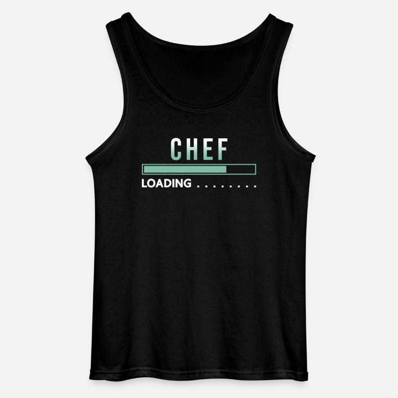 Koch loading Geschenk Ausbidlung - Gildan Männer Tank Top - Schwarz