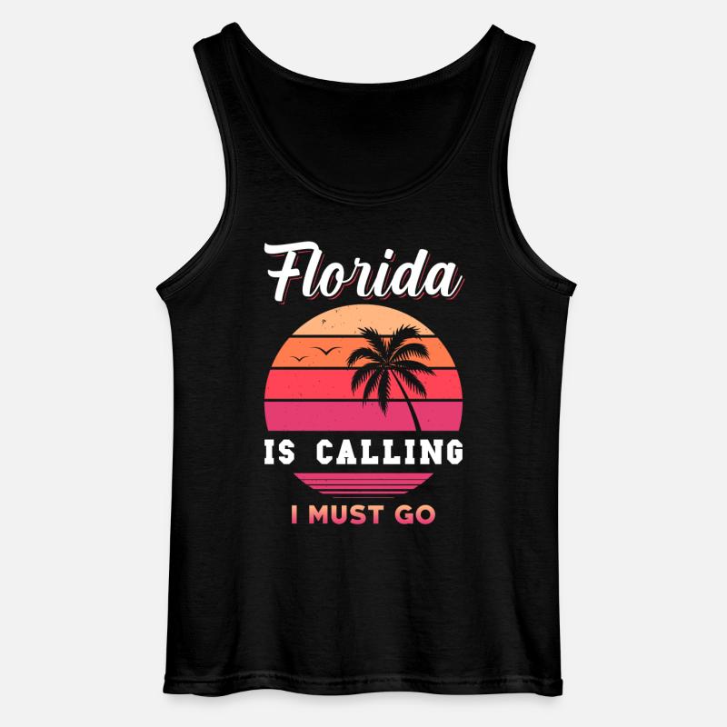 Florida - Gildan Männer Tank Top - Schwarz
