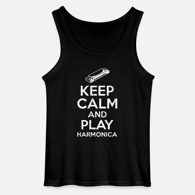 Blues Geschenk - Gildan Männer Tank Top - Schwarz