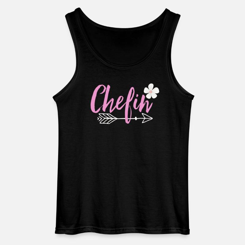 Chefin - Gildan Männer Tank Top - Schwarz