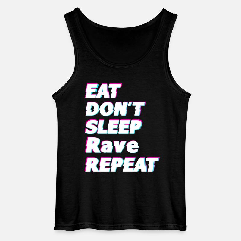 Raver Geschenkidee - Gildan Männer Tank Top - Schwarz