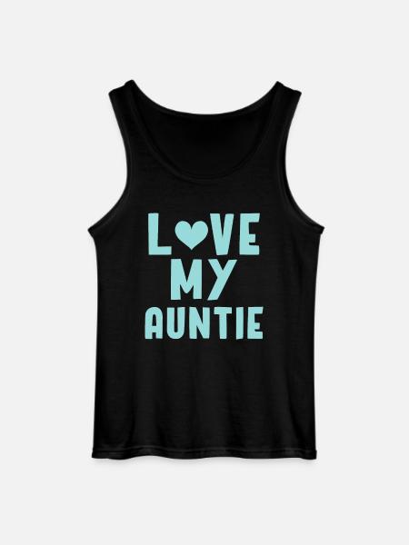 Auntie - Gildan Men’s Tank Top - black