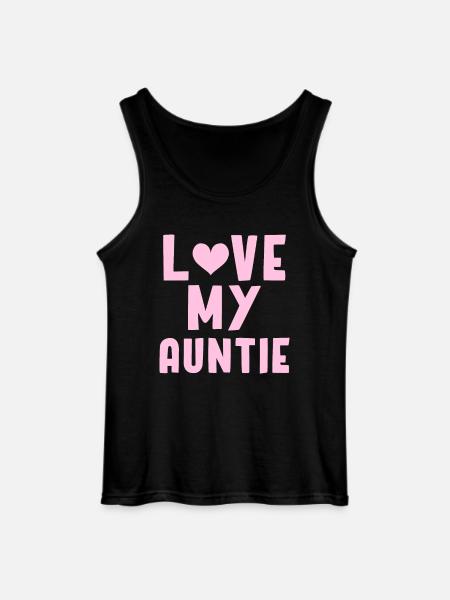 Auntie - Gildan Men’s Tank Top - black