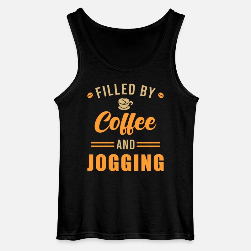 Jogging - Gildan Männer Tank Top - Schwarz