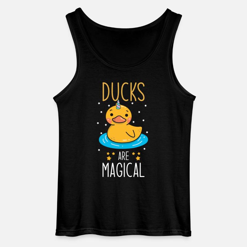 Duck Saying - Gildan Men’s Tank Top - black