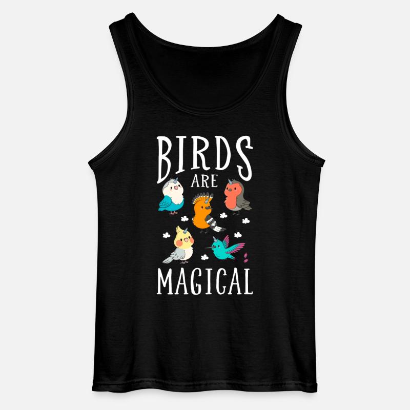 Vogel - Gildan Männer Tank Top - Schwarz