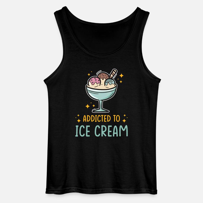 Eis - Gildan Männer Tank Top - Schwarz