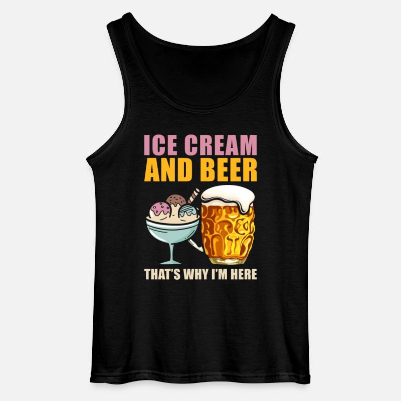 Eis - Gildan Männer Tank Top - Schwarz