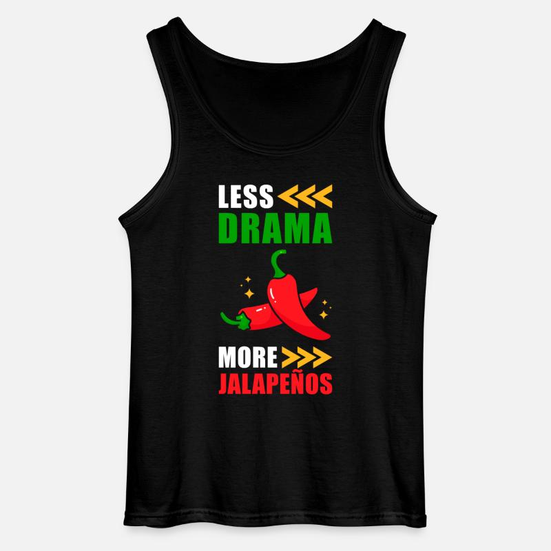 Jalapenos - Gildan Männer Tank Top - Schwarz