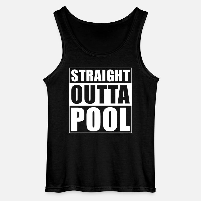 Swimming Pool - Gildan Männer Tank Top - Schwarz