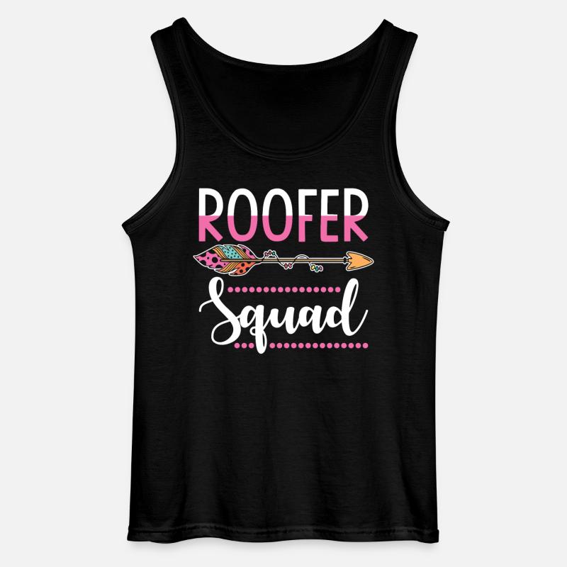 Dachdeckerin - Gildan Männer Tank Top - Schwarz