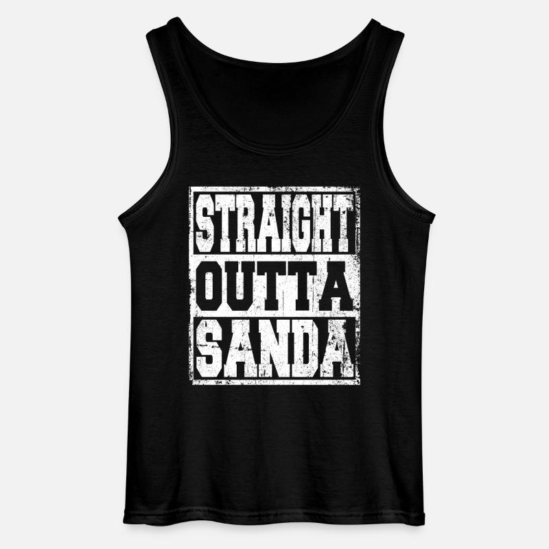 Sanda Spruch lustig - Gildan Männer Tank Top - Schwarz